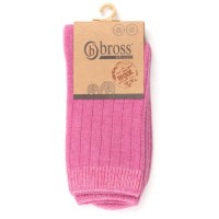 Шкарпетки дитячі Bross теплі у рубчик (3692-9-11-violet)