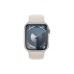 Смарт-годинник Apple Watch Series 9 GPS 41mm Silver Aluminium Case with Storm Blue Sport Band - S/M (MR903QP/A)