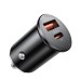 Зарядний пристрій XO CC43 1 USB QC 3.0 + 1 Type-C PD (45W) Black (XO-CC43-BK)