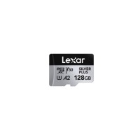 Карта пам'яті Lexar 128GB microSDXC class 10 UHS-I U3 V30 A2 Professional Silver (LMSSIPL128G-BNANG)