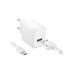 Зарядний пристрій BOROFONE BAS42A Potential USB QC3.0 + cable USB to Micro 5P White (6941991113796)