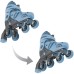 Роликові ковзани Globber 2в1 сіро-сині р.30-33, до 60кг, 5+ (783-200)