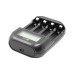 Зарядний пристрій для акумуляторів PowerPlant PP-UN4 (AA, AAA / input microUSB DC 5V/2A) (PP-UN4)