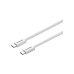 Дата кабель USB-C to USB-C 1.0m 60W Magnet Braided White Canyon (CND-CCMG60AB15W)