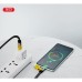 Дата кабель USB 2.0 AM to USB-C + USB 2.0 AM to Lightning 1.0m 60W black XO (NB283_4-in-1_Black)