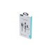 Дата кабель USB 2.0 AM to Lightning + Micro 5P + USB-C 1.2m MFI Choetech (IP0030-BK)