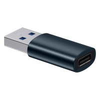 Перехідник USB 3.1 M to USB-C F blue Baseus (ZJJQ000103)