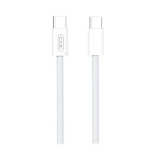 Дата кабель USB-C to USB-C 1.0m 60W white XO (NBQ260A_С_White)
