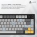 Клавіатура Ajazz AF82 Wireless/Bluetooth/USB UA Black/White (AF82-BW)