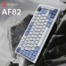 Клавіатура Ajazz AF82 Wireless/Bluetooth/USB UA Black/White (AF82-BW)