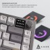 Клавіатура Ajazz AF82 Wireless/Bluetooth/USB UA Black/White (AF82-BW)