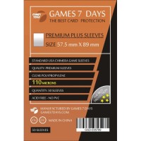 Протектор для карт Games7Days 57,5 х 89 мм, 110 мікрон USA Chimera, 50 шт (PREMIUM+) (GSD-035789)