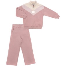 Спортивний костюм дитячий Smile на флісі (4233-116G-pink)
