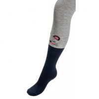 Колготки UCS Socks з котиком (M0C0301-2116-3G-grayblue)