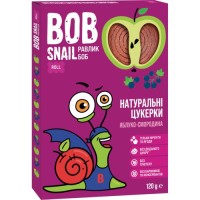 Цукерка Bob Snail Равлик Боб яблучно-чорносмородинові 120 г (4820219345701)
