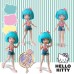 Лялька 4SF Manga Dolls Hello Kitty Красуня Пінк на скутері (HKTF3000)