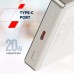 Батарея універсальна Canyon 10000mAh OnPower 510 slim Magsafe PD/20W Beige (CNS-CPB510BE)