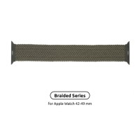 Ремінець до смарт-годинника Armorstandart Braided Solo Loop для Apple Watch 49/46/45/44/42 (Series 1-3) Inverness Green Size 6 (148 mm) (ARM58075)