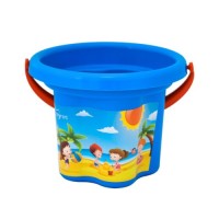 Іграшка для піску Tigres Відро Квіточка 1,5л блакитний (39628)