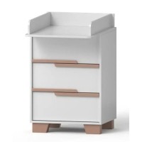 Комод-пеленатор Angelo Loft 60 см біло-мокко 60х51х90 (19025)