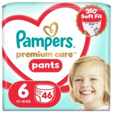Підгузки Pampers Premium Care Pants Розмір 6 (13-18 кг) 46 шт (8006530320054)