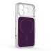Чохол до мобільного телефона Armorstandart Clear Hybrid MagCase Apple iPhone 18 Pro / 17 Pro Dark Cherry (ARM91789)