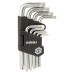 Ключ Sigma набір TORX 9шт T10-T50 CrV, короткі з отвором (4022211)
