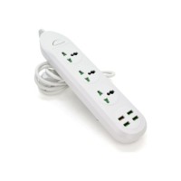 Мережевий фільтр живлення Voltronic TВ-Т16, 4роз, 3*USB White (ТВ-Т16-White)