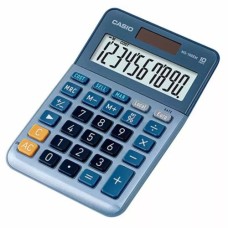 Калькулятор Casio MS-100EM-W-EP, блакитний (CALC-CAS-MS-100EM-W)