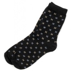 Шкарпетки Bross з зірками (17262-5G-black)