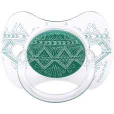 Пустушка Suavinex Couture 18 мес. 2 шт. зелена (304235)