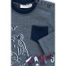 Набір дитячого одягу Breeze з тигром (10614-80B-blue)