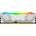 Модуль пам'яті для комп'ютера DDR5 32GB (2x16GB) 7200 MHz Renegade RGB White XMP Kingston Fury (ex.HyperX) (KF572C38RWAK2-32)