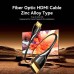 Кабель мультимедійний HDMI M to HDMI M 10.0m 4K60Hz fiber optic zinc alloy black Vention (ALSBL)