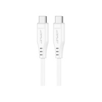 Дата кабель USB-C to USB-C 1.2m 3A TPE C3-03 White Acefast (6974316280859)
