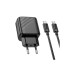 Зарядний пристрій HOCO CS23A USB-C PD30W + 1xUSB QC3.0 + cable USB-C to USB-C black (6942007609968)