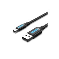 Дата кабель USB 2.0 AM to Mini 5P 1.0m black Vention (COMBF)