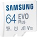 Карта пам'яті Samsung 64GB microSD class 10 UHS-I U3 V30 A2 EVO Plus (MB-MC64SA/EU)