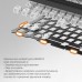Клавіатура Ajazz AK820 V2 White Peach Switch Wireless/Bluetooth/USB UA Black/Gray (AK820-V2-WP-S-BG)