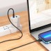 Дата кабель USB-C to Lightning 1.0m 20W PVC X83 black HOCO (6931474770844)