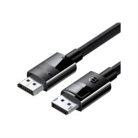 Кабель мультимедійний DisplayPort M to DisplayPort M 1.5m V1.4 braided DP114 black Ugreen (80391)