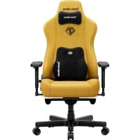 Крісло ігрове Anda Seat Kaiser 3E Fabric XL Bright Yellow (AD23YC-XL-09-Y-CF-Y01)