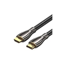 Кабель мультимедійний HDMI M to HDMI M 12.0m V2.0 4K60Hz braided zinc alloy black Vention (ALMBM)