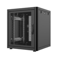 Шафа напольна Mirsan 22U GTN 19" 600x600, perforated door (MR.GTN22U66DE.01_PRF63)