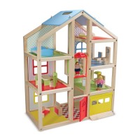 Ігровий набір Melissa&Doug Кукольный домик с подъемником и мебелью (MD2462)