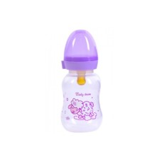 Пляшечка для годування Baby Team з латексною соскою Овечка, 125 мл (1300_овечка)