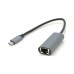 Перехідник USB-C to RJ45 0.18m 1000Mbps gray Voltronic (YT-Type-C(M)/RJ-45(F)-G/27033)