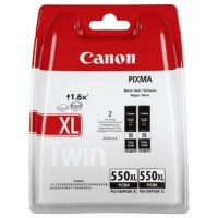 Картридж Canon PGI-550XL Black DoublePpack, 2*22ml, blister (6431B005)