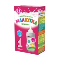 Дитяча суміш Малютка -1 Початкова молочна 0-6 місяців 350 г (4820199500053)