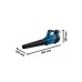 Повітродувка Bosch Professional, AdvancedLeafBlower 18V-750, 198км/год, 2.8кг (без АКБ та ЗП) (0.600.8D2.000)